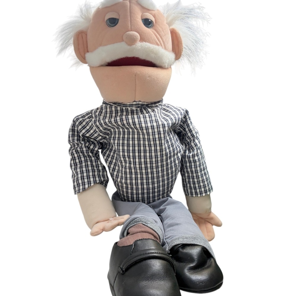 Silly Puppets Pops Grandfather Hand Puppet 30in  Full Body Toy